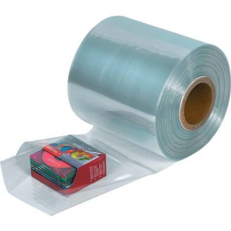 BOX PACKAGING Global Industrial„¢ PVC Shrink Tubing, 100 Ga., 14"W x 1500'L, Clear, 1 Roll SHT14100